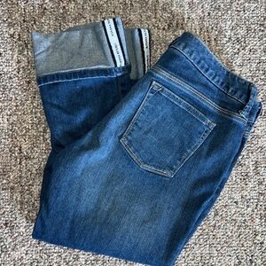 Banana Republic cropped/capri cuffed jeans 28/8R